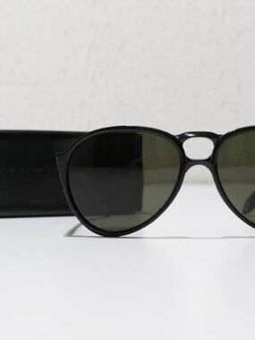 Givenchy [SGV 920 ] Col. Z42V 135mm Italy Black Aviator Pilot Sunglasses